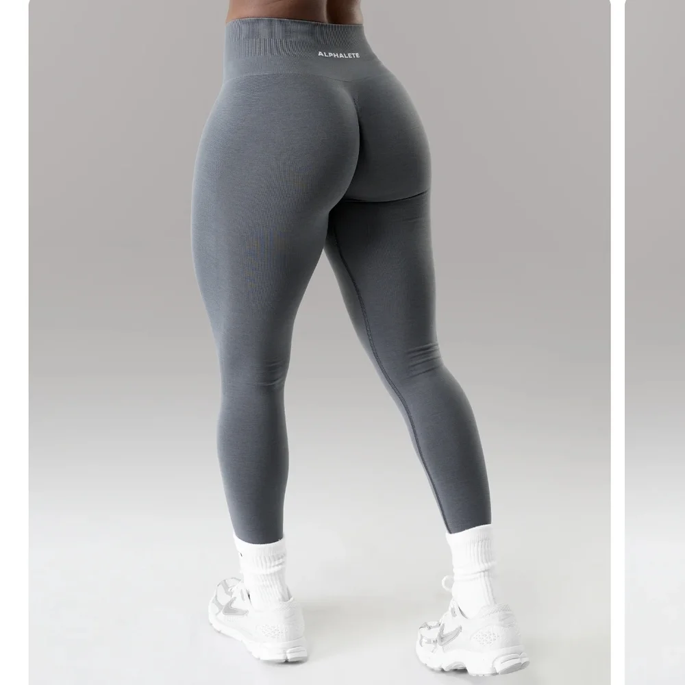 Alphalete Charcoal High-Waisted Leggings - Picture 2 of 2